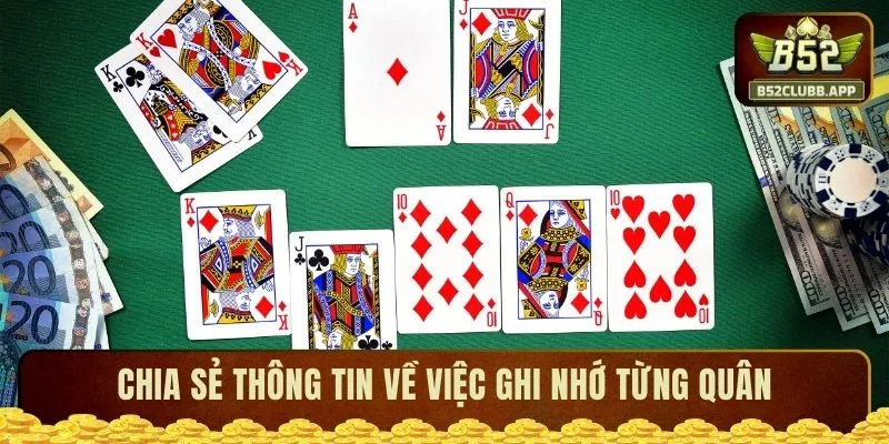 Chia sẻ thông tin về việc ghi nhớ từng quân